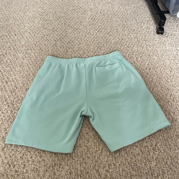 Lacoste Men’s Regular Fit Fleece Shorts – Aqua | Size Large | 8” Inseam - Picture 14 of 16